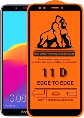 9H Edge To Edge Tempered Glass for Honor 7C (11D Full Glue Tempered Glass)(Pack of 1)