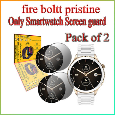 HIDEOUS Edge To Edge Tempered Glass for Fire-Boltt Pristine(Pack of 2)