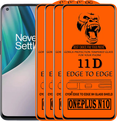 CYOR Edge To Edge Tempered Glass for ONEPLUS N10(Pack of 4)