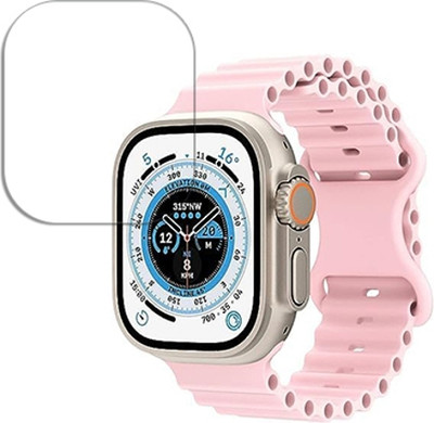 SOMTONE Edge To Edge Tempered Glass for Smart Watch Compatible with Ultra Series 7,8, 9 SMARTWATCH SCREEN GUARD(Pack of 1)