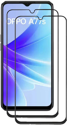 NKCASE Edge To Edge Tempered Glass for oppo A77s,oppo A77,Oneplus Nord N20 SE(Pack of 2)
