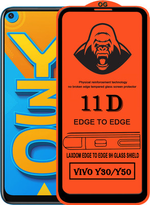 Laxdom Edge To Edge Tempered Glass for VIVO Y50(Pack of 1)