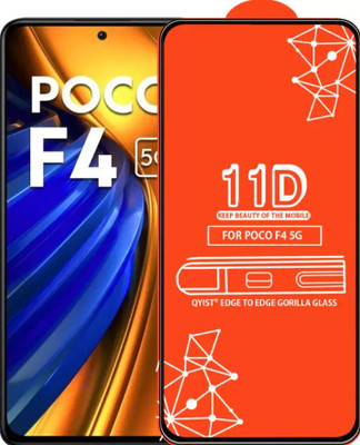 BRIGHTRON Edge To Edge Tempered Glass for Poco F4 5G(Pack of 2)