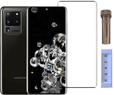 crixus Edge To Edge Tempered Glass for Samsung Galaxy S20 Ultra(Pack of 1)