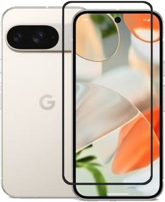 DSCASE Edge To Edge Tempered Glass for Google Pixel 9, Pixel 9(Pack of 1)