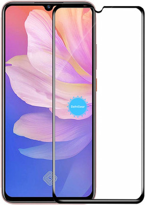 S R WORLD Edge To Edge Tempered Glass for Lenovo K10 Plus, 11D Glass(Pack of 1)