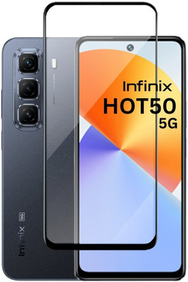 Flipkart SmartBuy Edge To Edge Tempered Glass for Infinix Hot 50 5G(Pack of 1)