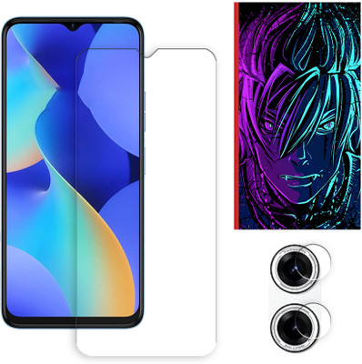 ARBAN Edge To Edge Tempered Glass for Tecno Spark 10 Pro 4G Tempered Glass Screen Protector | Anti-Scratch | Edge to Edge Full Coverage | 9H Hardness (1 FRONT SCREEN GUARD + 1 CAMERA LENS PROTECTOR + 1 FREE BACK EMBOSSED SKIN002)(Pack of 1)