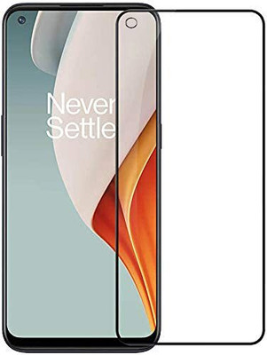 NaturalBuy Edge To Edge Tempered Glass for OnePlus 9R-9H Hardness, Anti-Scratch, Anti Oil Stains & Full Glue Tempered Mobile Screen Protector,Top Notch Edge to Edge Full Screen Coverage [Anti-Scratch] [9H Gorilla] [Free Cleaning Kit Included](Pack of 1)