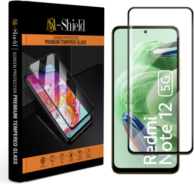 MS-Shield Edge To Edge Tempered Glass for Redmi Note 12 5G(Pack of 1)