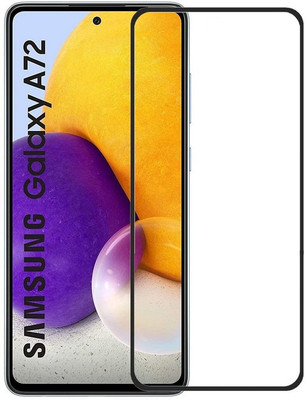 Bodoma Edge To Edge Tempered Glass for Samsung Galaxy A72(Pack of 1)