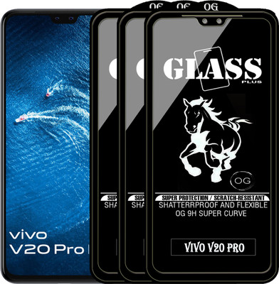 PFOAM Edge To Edge Tempered Glass for VIVO V20 PRO(Pack of 3)