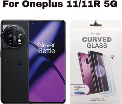 mobinix Edge To Edge Tempered Glass for Oneplus 11, Oneplus 11R, 2.5D Curved Edge Premium Tempered Glass for Ultimate Protection(Pack of 1)