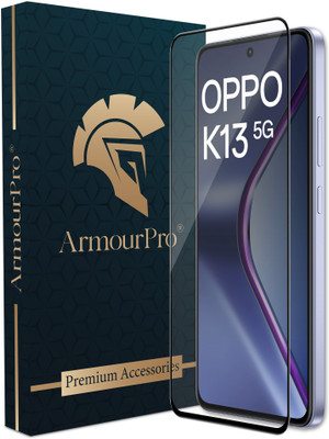 ArmourPro Edge To Edge Tempered Glass for OPPO K13, OPPO K13 5G, K13 5G(Pack of 1)