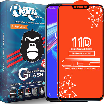 Roxel Edge To Edge Tempered Glass for Asus Zenfone Max M2(Pack of 1)