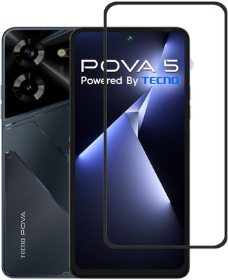 NSTAR Edge To Edge Tempered Glass for TECNO Pova 5, Tecno Pova 5(Pack of 1)