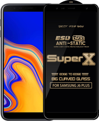 Qyist Edge To Edge Tempered Glass for SAMSUNG J6 PLUS(Pack of 1)