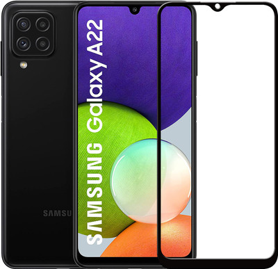 SEVEN7STAR Edge To Edge Tempered Glass for Samsung Galaxy A22(Pack of 1)