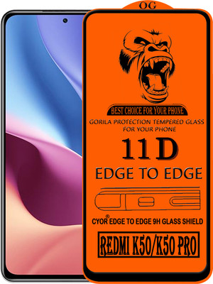 CYOR Edge To Edge Tempered Glass for REDMI K50 PRO(Pack of 1)