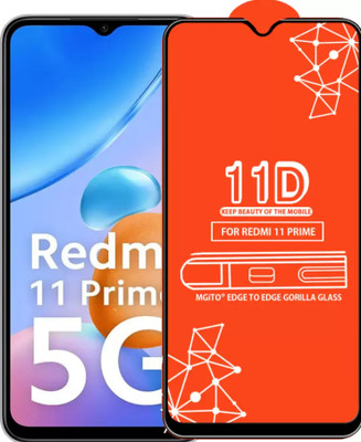 FlipSmartGuard Edge To Edge Tempered Glass for Redmi 11 Prime 5G(Pack of 1)