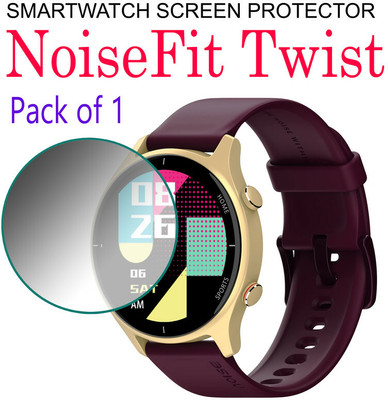hirdesh Edge To Edge Tempered Glass for NoiseFit Twist(Pack of 1)