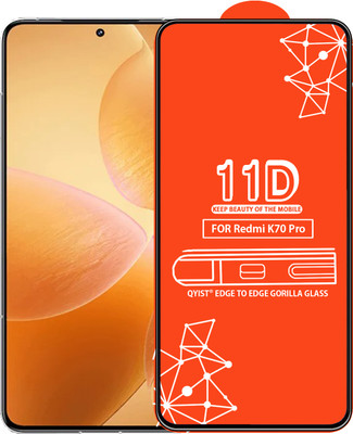 Qyist Edge To Edge Tempered Glass for Redmi K70 Pro(Pack of 1)
