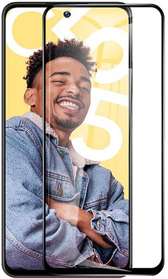 VISHZONE Edge To Edge Tempered Glass for Realme C55, Realme Narzo N55(Pack of 1)