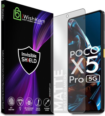 iWishKart Edge To Edge Tempered Glass for Poco X5 Pro, Poco X5 Pro 5G(Pack of 1)
