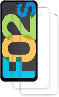 ARBAN Edge To Edge Tempered Glass for Samsung Galaxy F02s TEMPERED GUARD FRONTP2(Pack of 2)