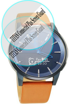 RapTag Edge To Edge Screen Guard for Yny TITAN Connected Plus Hybrid Smartwatch 44mm [9H](Pack of 2)
