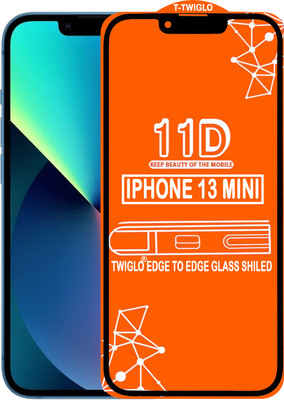 TWIGLO Edge To Edge Tempered Glass for IPHONE 13 MINI(Pack of 1)