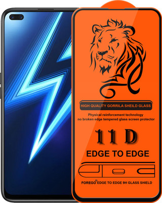 Forego Edge To Edge Tempered Glass for realme 6 Pro,realme X50(Pack of 1)
