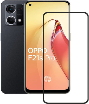 RCHJV Edge To Edge Tempered Glass for Oppo F21s Pro(Pack of 1)