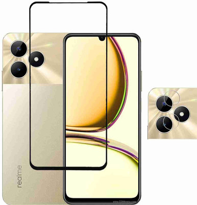 Olonga Edge To Edge Tempered Glass for REALME C53(Pack of 1)