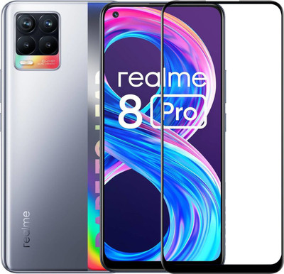 SEVEN7STAR Edge To Edge Tempered Glass for Realme 8 Pro(Pack of 1)