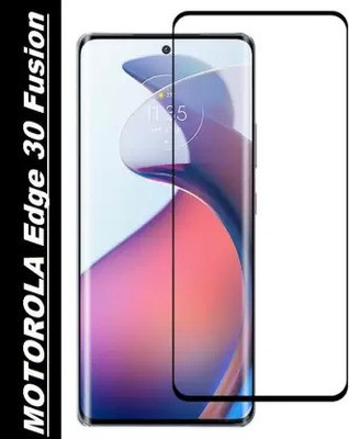 VISHZONE Edge To Edge Tempered Glass for MOTOROLA Edge 30 Fusion, MOTO Edge 30 Fusion(Pack of 1)