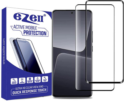 eZell Edge To Edge Tempered Glass for MI 13 Pro 5G, Xiaomi 13 Pro 5G(Pack of 2)