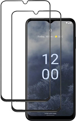 INFINITYWORLD Edge To Edge Tempered Glass for Nokia G60 5G(Pack of 2)