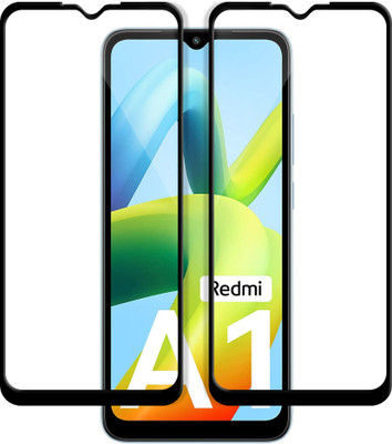 Flipkart SmartBuy Edge To Edge Tempered Glass for Mi A1, Redmi A1 2022(Pack of 2)
