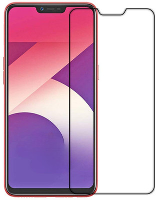 mobinix Edge To Edge Tempered Glass for Oppo A5, Oppo A3s, OPPO F7, Realme 2(Pack of 1)