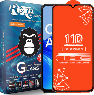 Roxel Edge To Edge Tempered Glass for Oppo A57E(Pack of 1)