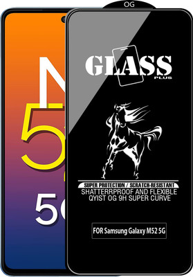 Qyist Edge To Edge Tempered Glass for SAMSUNG GALAXY M52 5G(Pack of 1)