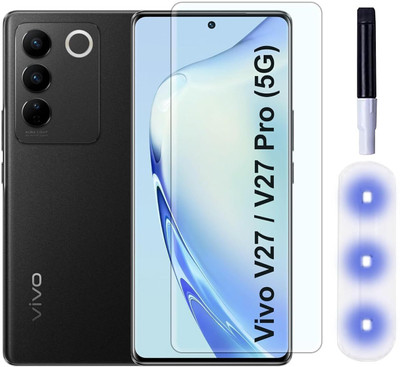 Mobi Edge To Edge Tempered Glass for Vivo V27, Vivo V27 pro(Pack of 1)