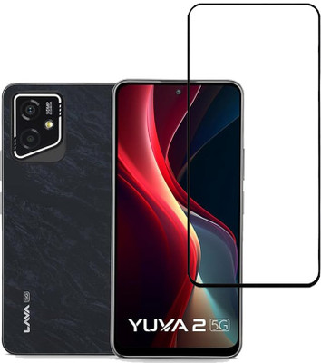 SPRITZEN Edge To Edge Tempered Glass for Lava Yuva 2 5G(Pack of 1)