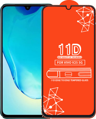 Roxel Edge To Edge Tempered Glass for Vivo V25 5G(Pack of 1)