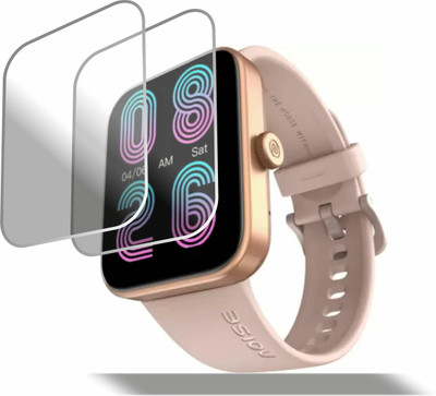JSGROWITTECH Edge To Edge Tempered Glass for Noise ColorFit Loop Advanced BT Calling Smart Watch(Pack of 2)