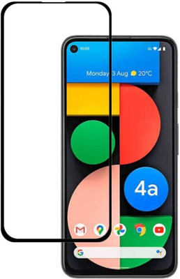 DMJHP Edge To Edge Tempered Glass for Google Pixel 4A(Pack of 1)