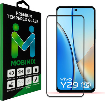 mobinix Edge To Edge Tempered Glass for vivo Y29 5G, 2.5D Curved Edge Premium Tempered Glass for Ultimate Protection(Pack of 1)