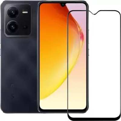VISHRN Edge To Edge Tempered Glass for vivo V25 5G(Pack of 1)