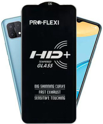SM Styles Edge To Edge Tempered Glass for Oppo A15(Pack of 1)